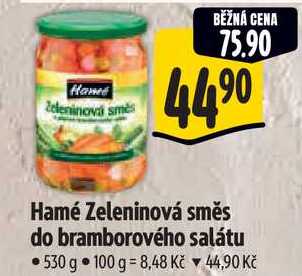 Hamé Zeleninová směs do bramborového salátu, 530 g 