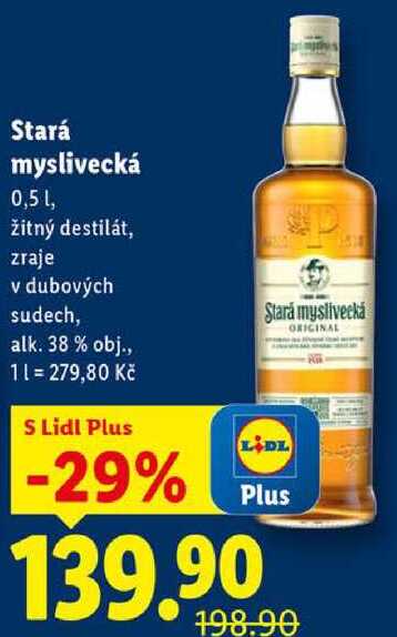 Stará myslivecká, 0,5 l