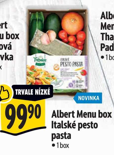 Albert Menu box Italské pesto pasta 