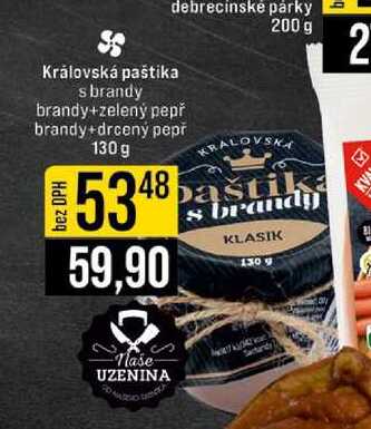 Královská paštika s brandy 130 g 