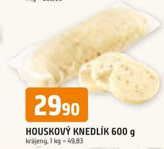 HOUSKOVÝ KNEDLÍK 600 g krájený