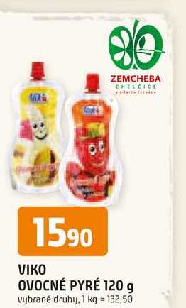 VIKO OVOCNÉ PYRÉ 120 g