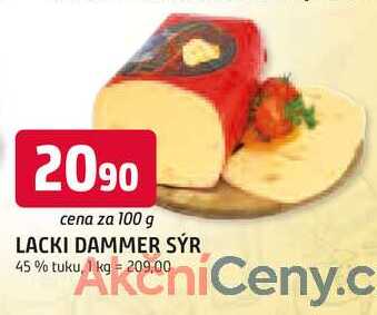 LACKI DAMMER SÝR 45% tuku, 100g