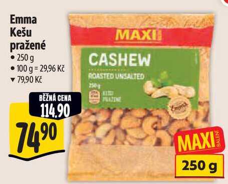 Emma Kešu pražené, 250 g 