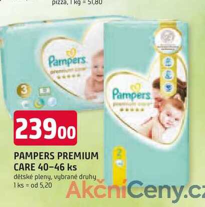 PAMPERS PREMIUM CARE 40-46 ks 