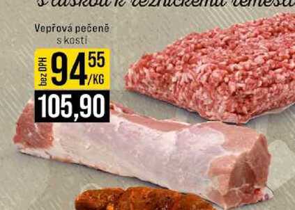 Vepřová pečeně s kostí 1 kg