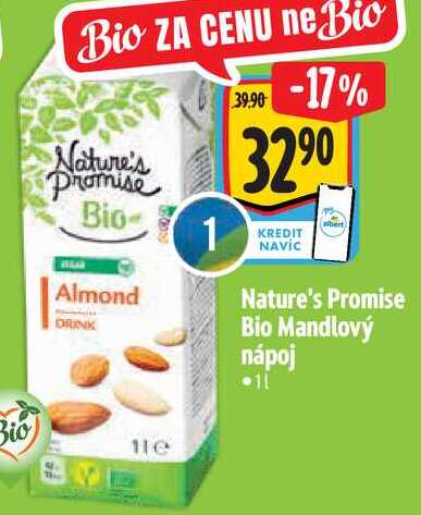 Nature's Promise Bio Mandlový nápoj, 1 l
