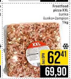 Frostfood pizza XXL 1 kg 