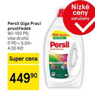Persil Giga Prací prostředek, 90-100 PD 