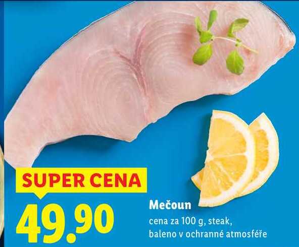 Mečoun, cena za 100 g