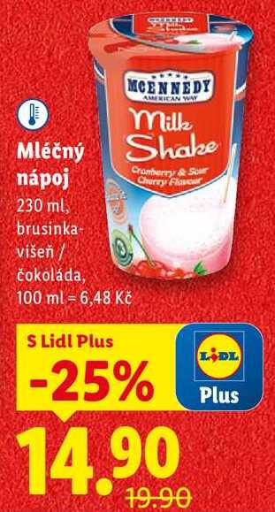 Mléčný nápoj, 230 ml