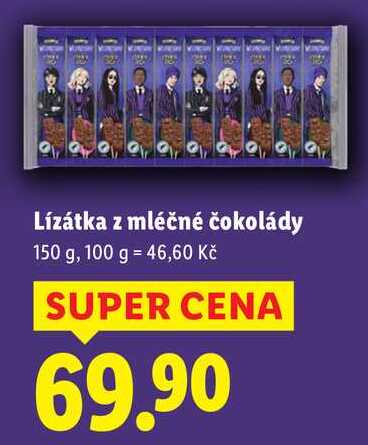 Lízátka z mléčné čokolády, 150 g