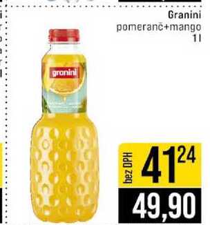 Granini pomeranč+mango 1 l