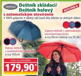 Deštník skládací/Deštník holový