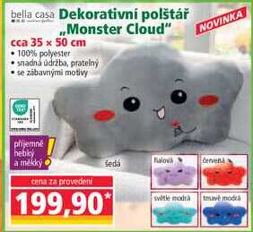 Dekorativní polštář ,,Monster Cloud"