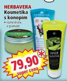 HERBAVERA Kosmetika s konopím