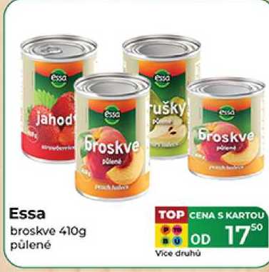 Essa broskve 410g půlené 