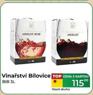 Vinařství Bílovice BIB 3L  