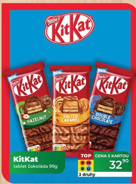 KitKat tablet čokoláda 99g 