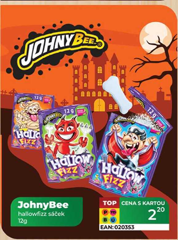 JohnyBee hallowfizz sáček 12g 