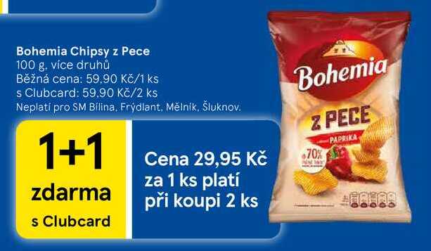 Bohemia Chipsy z Pece, 100 g 