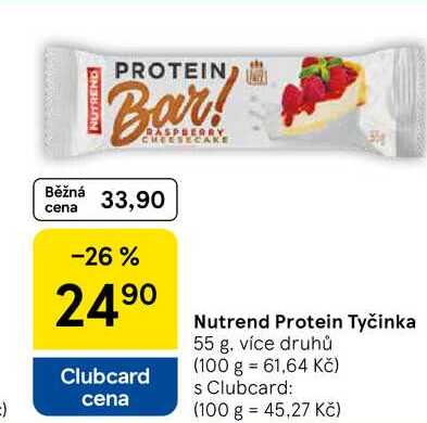 Nutrend Protein Tyčinka, 55 g 