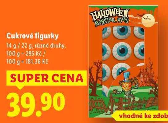 Cukrové figurky, 14 g/22 g