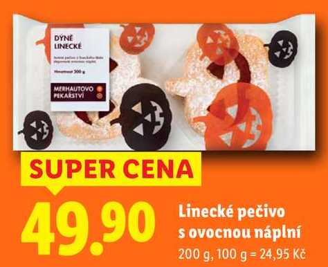 Linecké pečivo s ovocnou náplní, 200 g