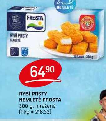 RYBÍ PRSTY NEMLETÉ FROSTA 300 g, mražené 