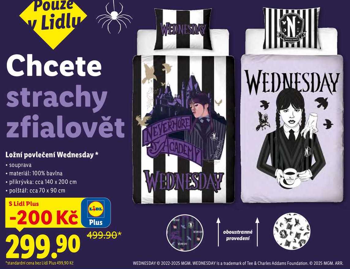 Ložní povlečení Wednesday