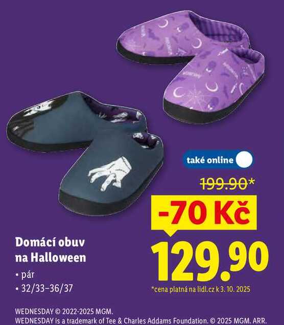 Domácí obuv na Halloween 