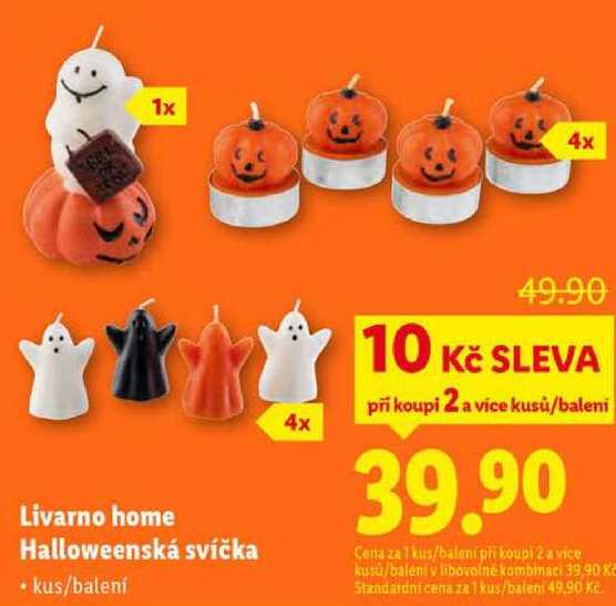 Livarno home Halloweenská svíčka