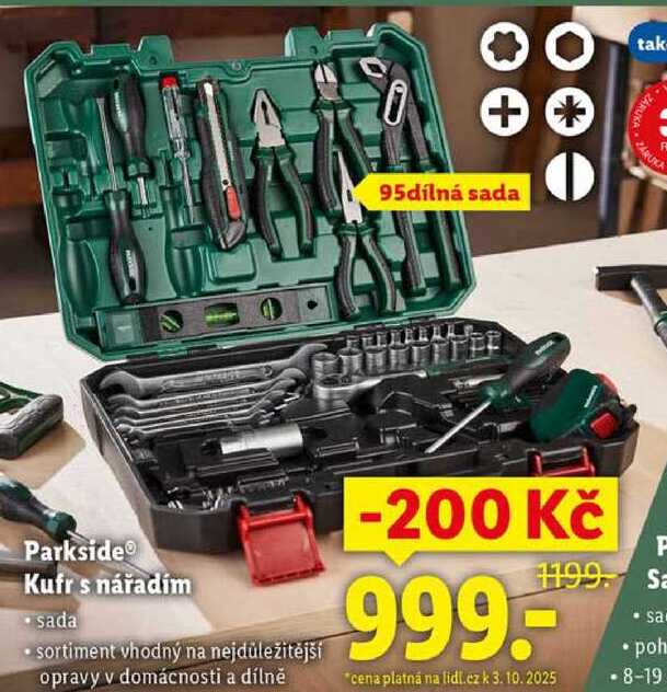 Parkside Kufr s nářadím 