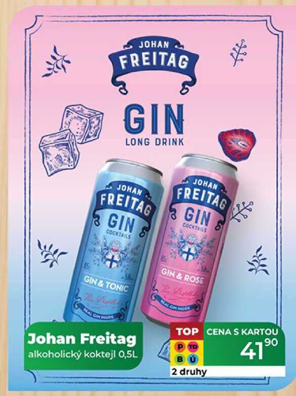 Johan Freitag alkoholický koktejl 0,5L  