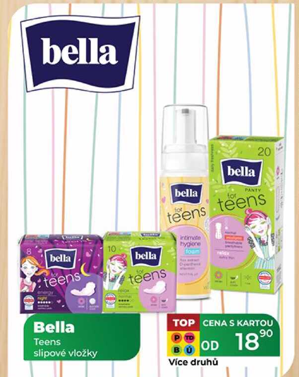 Bella Teens slipové vložky 