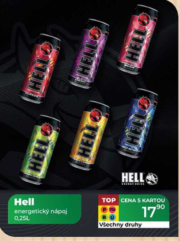 Hell energetický nápoj 0,25L 