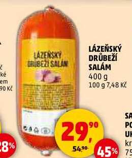 LÁZEŇSKÝ DRŮBEŽÍ SALÁM, 400 g