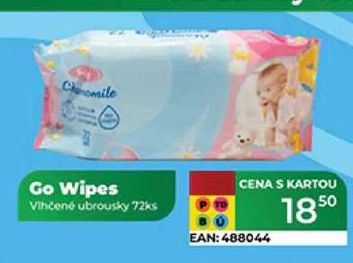 Go Wipes Vlhčené ubrousky 72ks