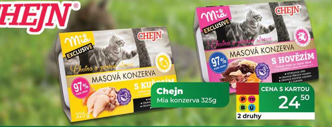 Chejn Mia konzerva 325g 