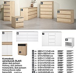 Komodová série/botník BLAIR - 2