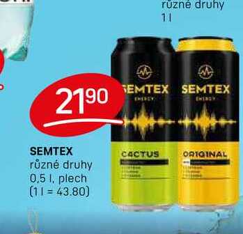 SEMTEX různé druhy 0,5 1, plech 