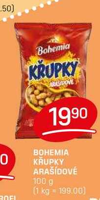 BOHEMIA KŘUPKY ARAŠÍDOVÉ 100 g 