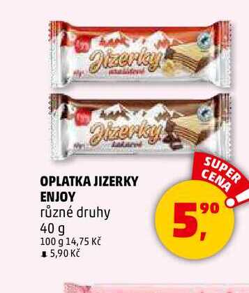 OPLATKA JIZERKY ENJOY, 40 g 