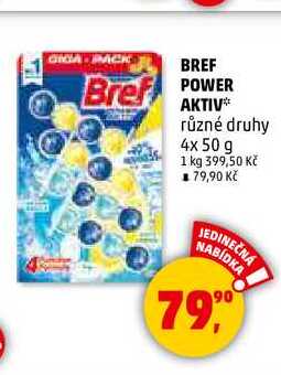 BREF POWER AKTIV, 4x 50 g