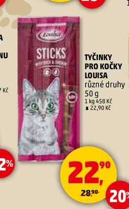 TYČINKY PRO KOČKY LOUISA, 50 g 