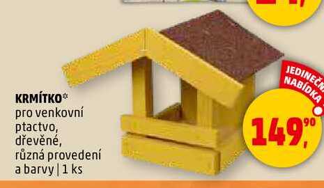 KRMÍTKO, 1 ks