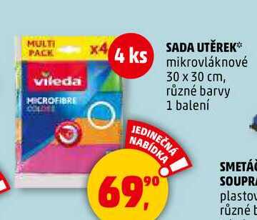 vileda SADA UTĔREK, 4 ks