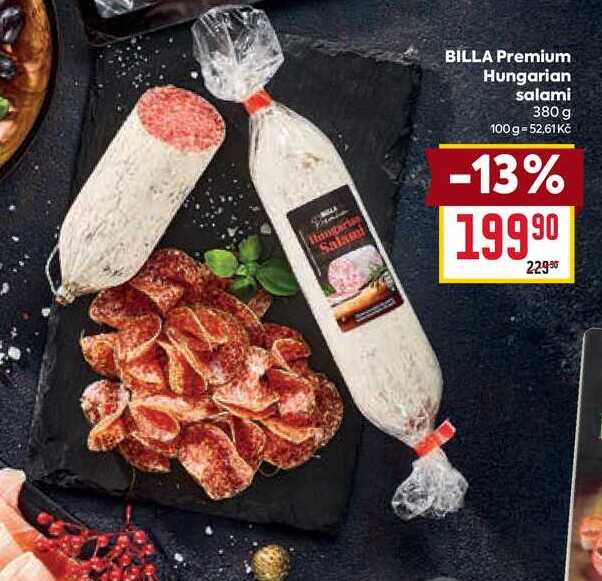thBILLA Premium Hungarian salami 380 g 