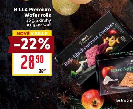 BILLA Premium Wafer rolls 35 g