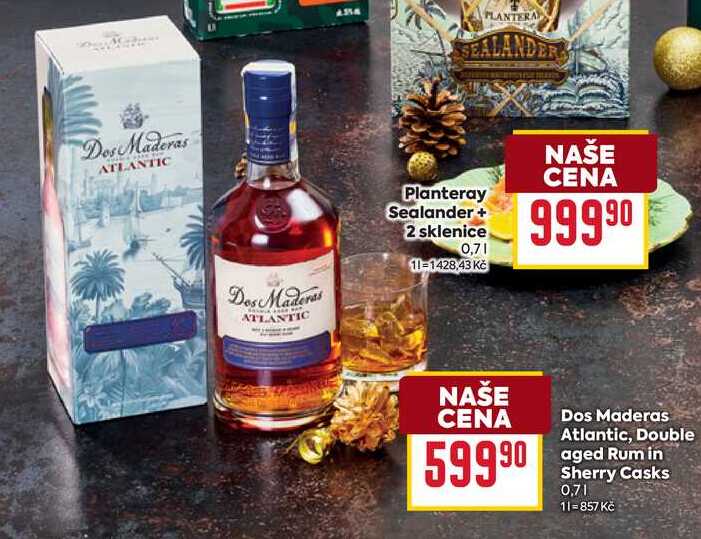 Dos Maderas Atlantic, Double aged Rum in Sherry Casks 0,7l